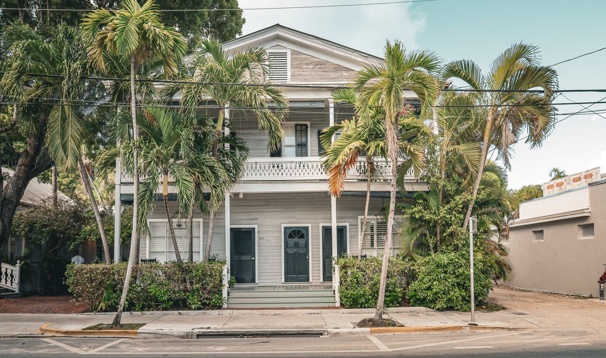 Classic Florida home protected with impact windows